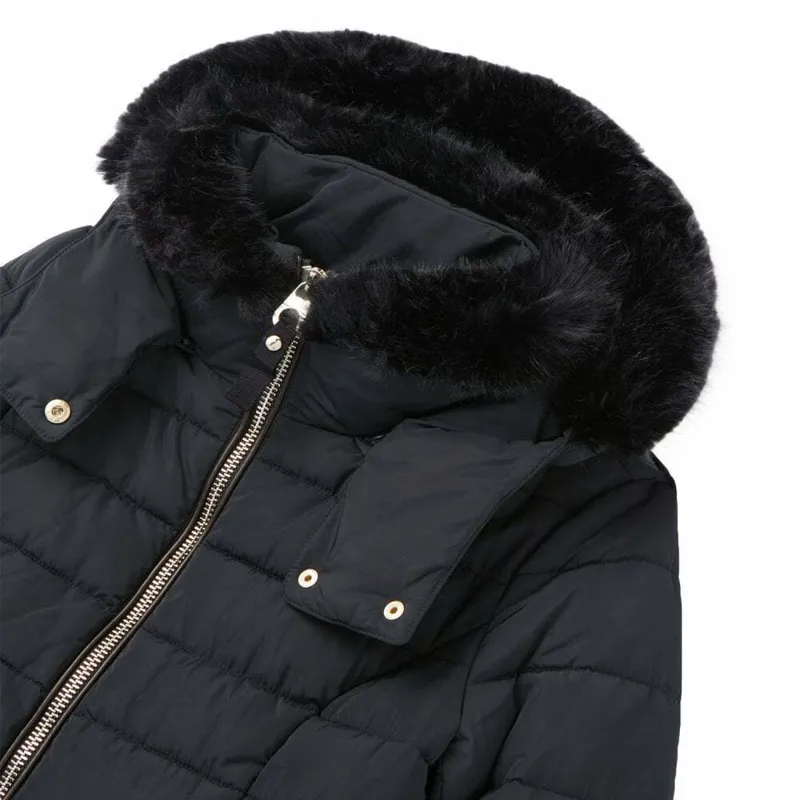 Joules Ladies Cassington Padded Navy Jacket-1